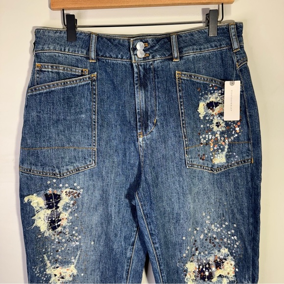 Anthropologie Pilcro The Wanderer Relaxed Jeans Size 29 Tall NWT Brand New - Picture 6 of 16